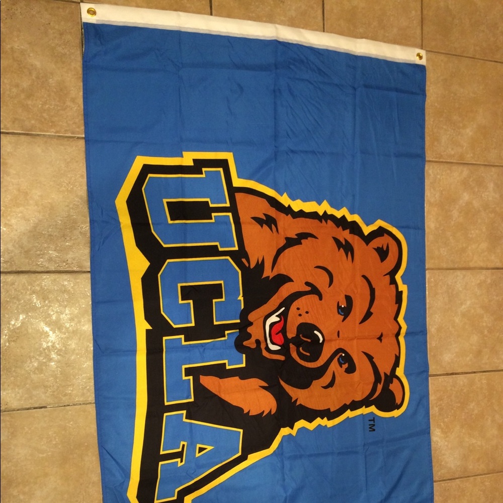 UCLA flag  UCLA banner